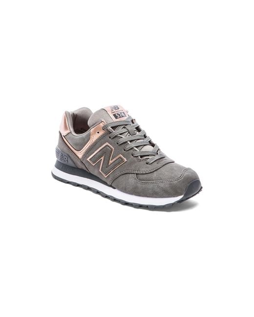 New Balance 574 Precious Metals Collection Sneaker in Metallic | Lyst
