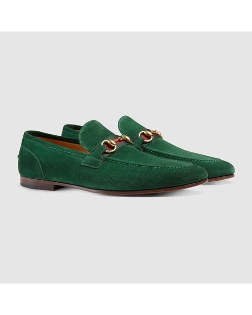Mens gucci shop suede loafers