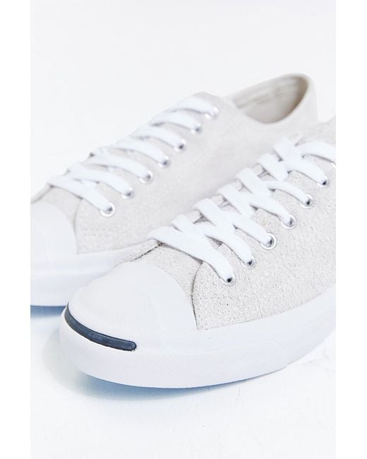 Converse Jack Purcell Suede Sneaker in Natural for Men | Lyst