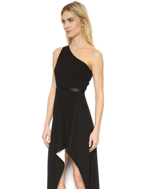 Halston heritage shop high low dress