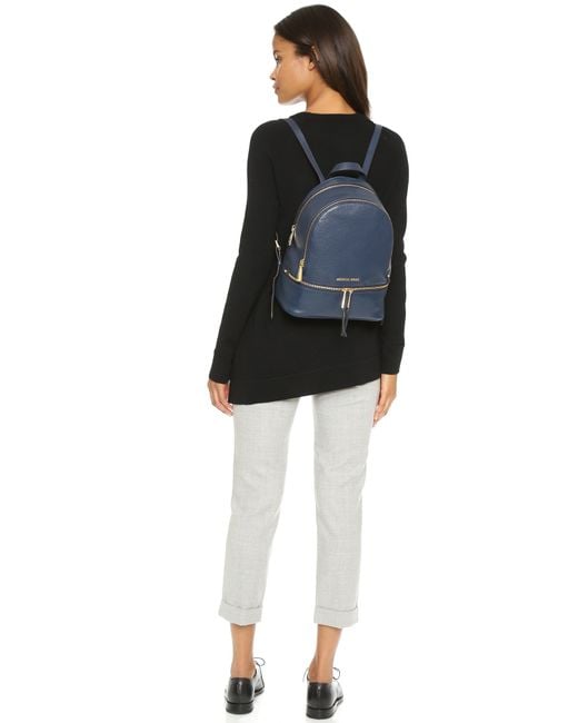 Backpacks Michael Kors - Rhea medium blue backpack - 30S0GEZB2V407