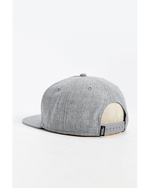 Vans Gray Mickey Mouse Snapback Hat for men