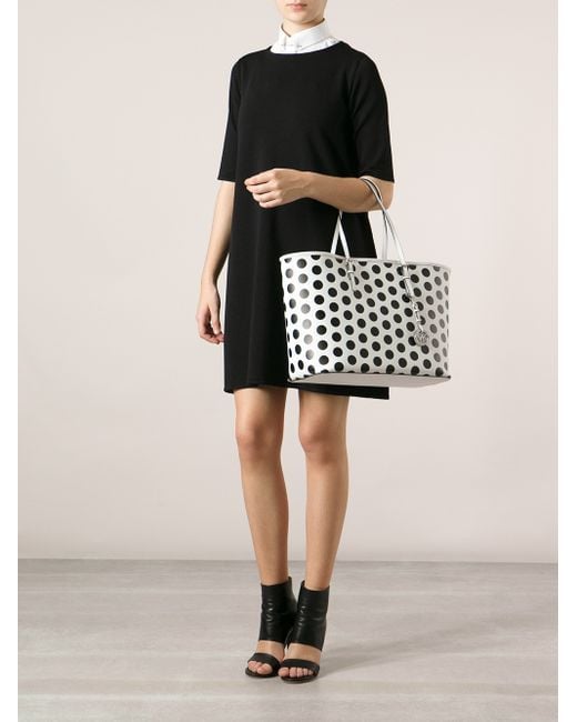 Michael kors polka dot tote hotsell