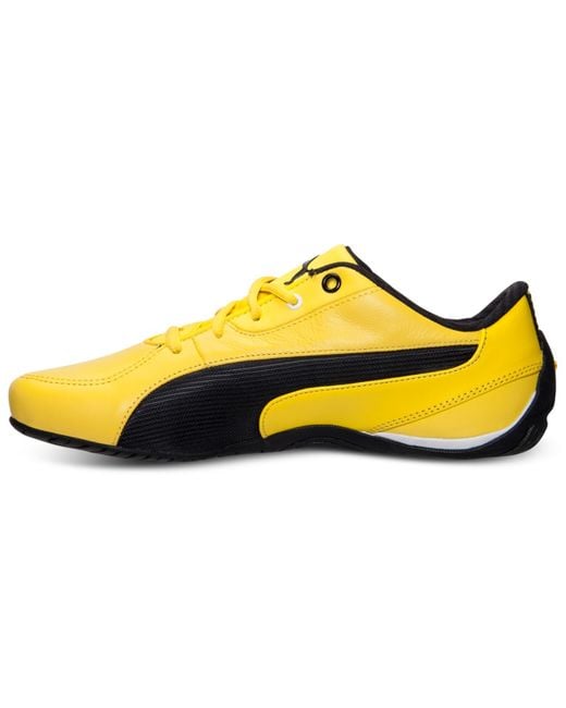 Met andere woorden Derde Symmetrie PUMA Men'S Drift Cat 5 Sf Casual Sneakers From Finish Line in Yellow for  Men | Lyst