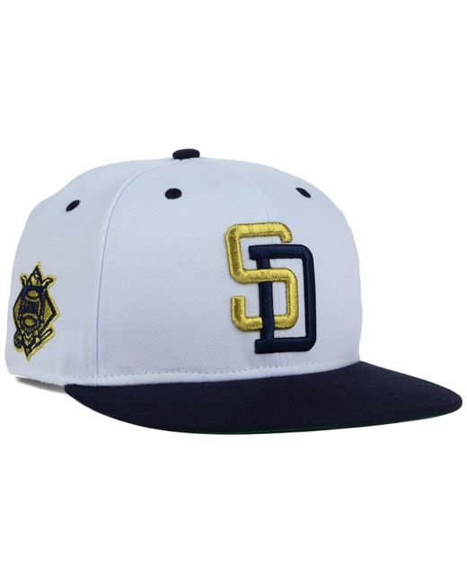 47 Brand San Diego Padres Gold Rush Snapback Cap in Black for Men