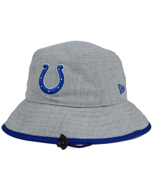 Men's New Era Royal Indianapolis Colts 2023 NFL Training Camp Stretch  Bucket Hat