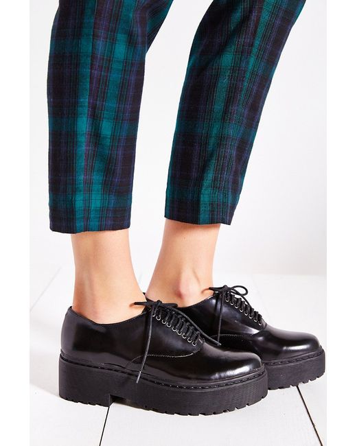 Jeffrey Campbell Baird Oxford in Black 