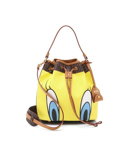 Moschino Multicolor Tweety Bird Bucket Bag - Multi