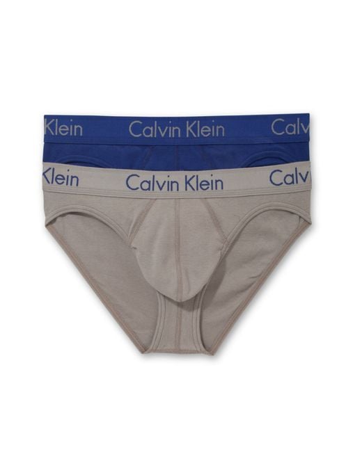 Calvin Klein Mens Underwear Body Hip Brief 2 Pack in Blue for Men