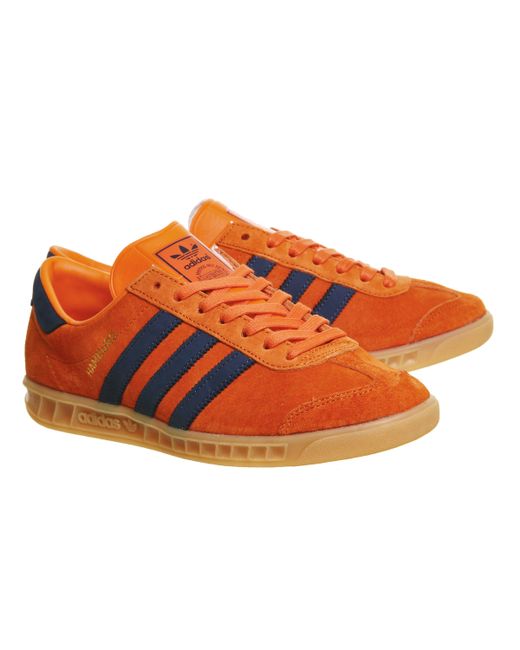 Adidas originals Hamburg in Orange for Men | Lyst