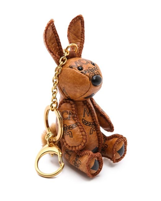 Mcm online rabbit keychain