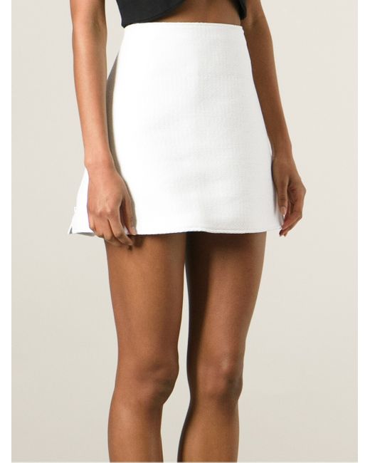 スカート COURREGES Women Mid Skirts 124CJU155 WHITE COURRÈGES: Skirt woman - White | Courrèges skirt
