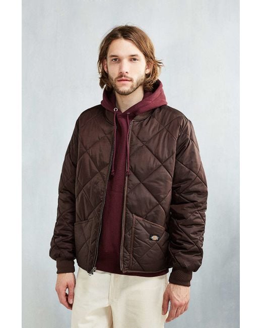 Dickies men's water resistant diamond quilted nylon jacket discount