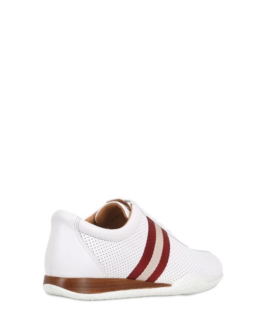 Bally hotsell perforated sneakers