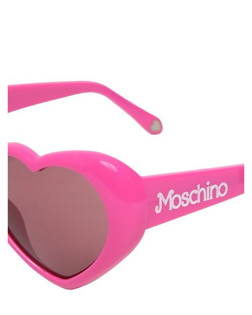 Moschino Pink Heart Shaped Acetate Sunglasses for men