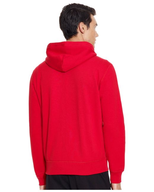 Polo ralph lauren Men's Full-zip Fleece Hoodie in Red for Men (Bright ...