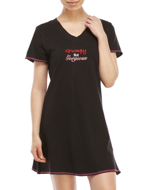 Black sleep shirt Description Please check our FAQ Page for current production times. We are in love with our new monogrammed stripe sleep shirts! These are comfy and oh so cute! Perfect for any girls trip or .