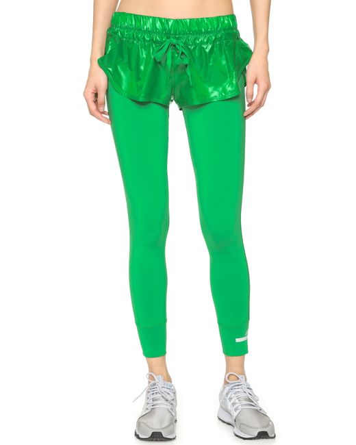 Adidas By Stella McCartney Green The Shorts Over Tights
