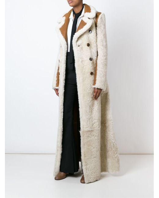 Chloe shearling coat sale
