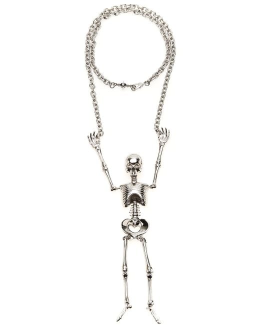 Vivienne Westwood Metallic Giant Skeleton Necklace