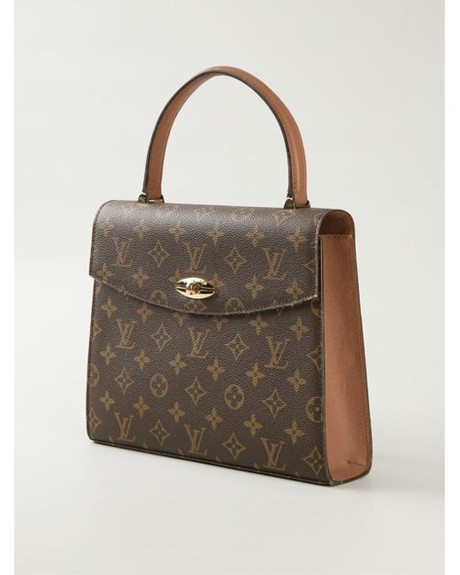 Auth Louis Vuitton Monogram Malesherbes Tote Handbag M51379