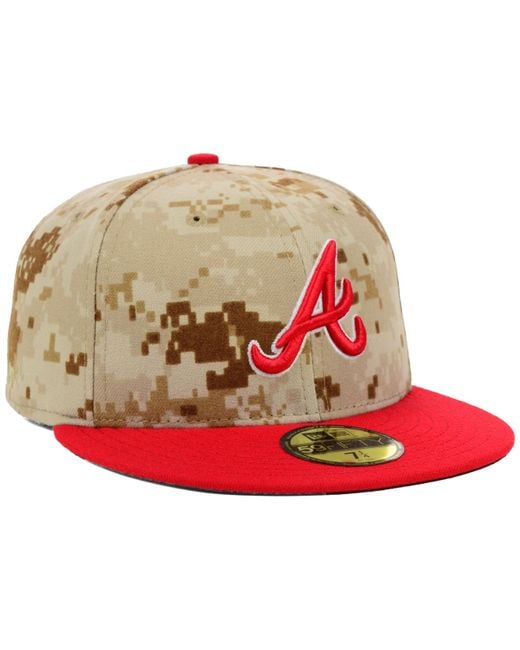MLB Atlanta Braves Camo Clean Up Hat