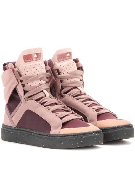 Adidas By Stella McCartney Pink Asimina High-top Sneakers