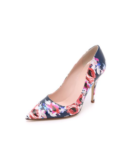 Kate Spade Licorice Floral Pumps Lyst Canada