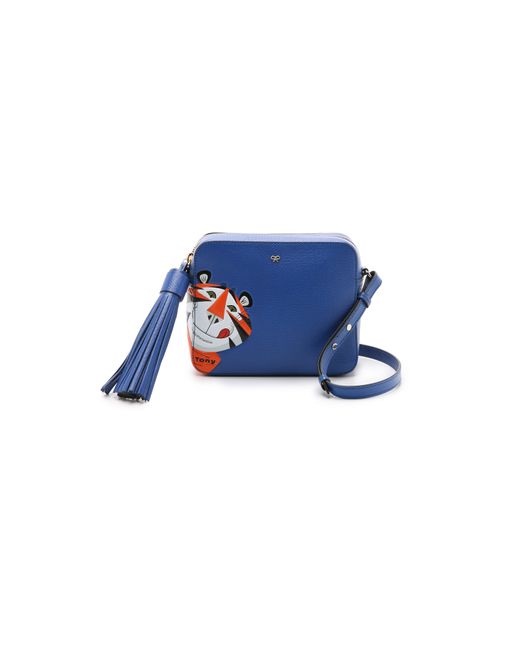 Anya Hindmarch Frosties Cross Body Bag - Electric Blue