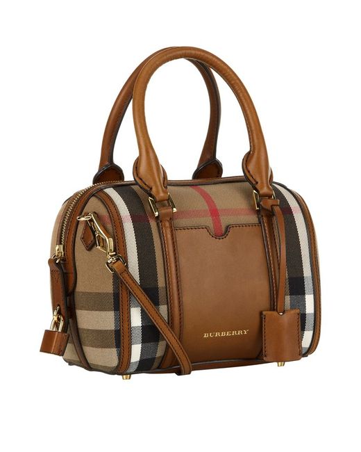 Burberry Brown Medium Alchester Bowling Bag