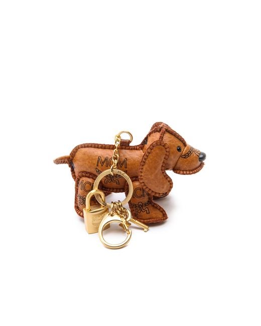 Poodle Dog Bag Charm Keychain Purse backpack charm Plush Brown Tan With  Bell
