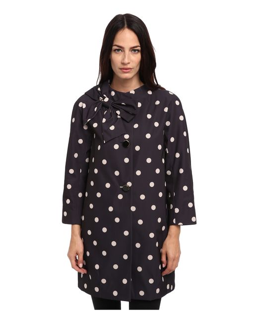 Kate spade polka dot on sale coat