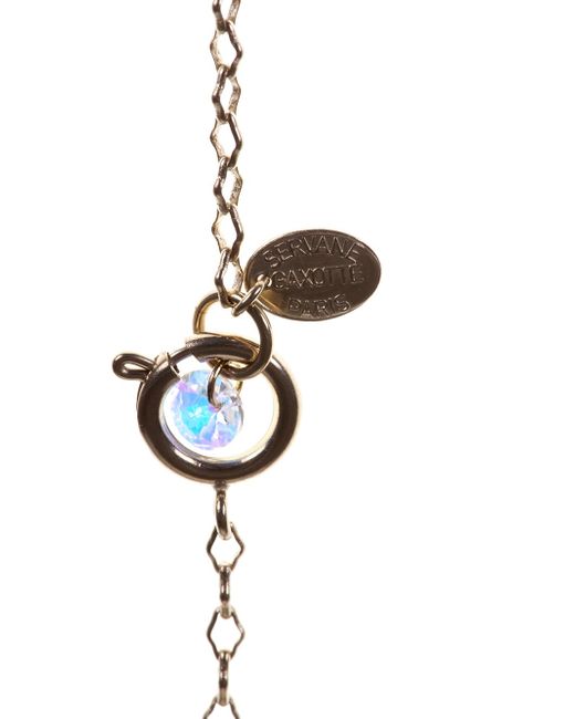 Servane Gaxotte Mouse Doll Pendant Necklace in Metallic | Lyst