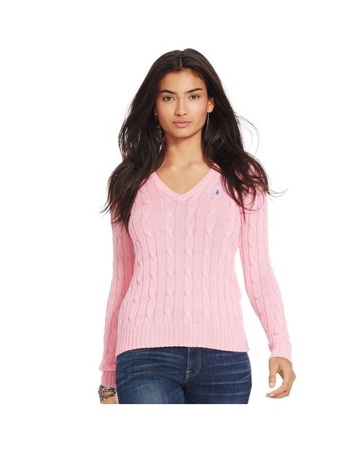 Polo Ralph Lauren Cable-knit V-neck 