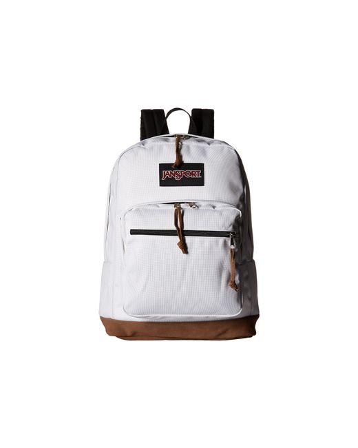 Jansport Right Pack in White Lyst