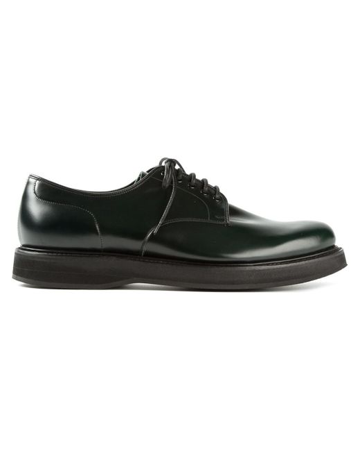 Church's Green Leyton Derby Shoes for men
