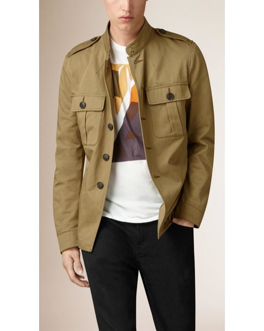 Burberry Cotton Twill Field Jacket in 