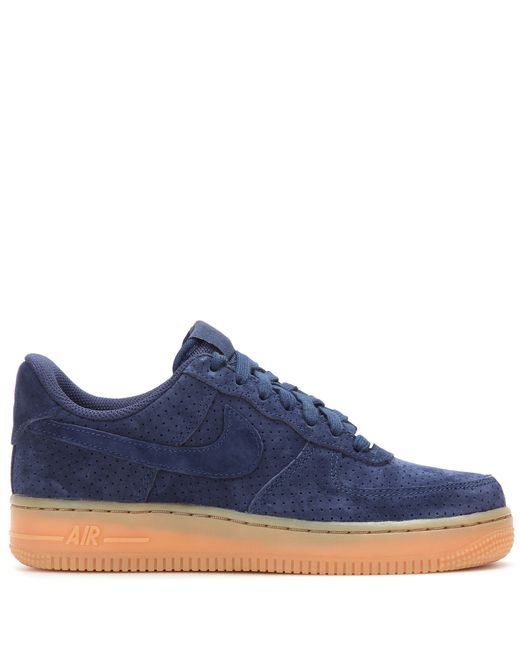 Nike Air Force 1 Suede Sneakers in Blue | Lyst