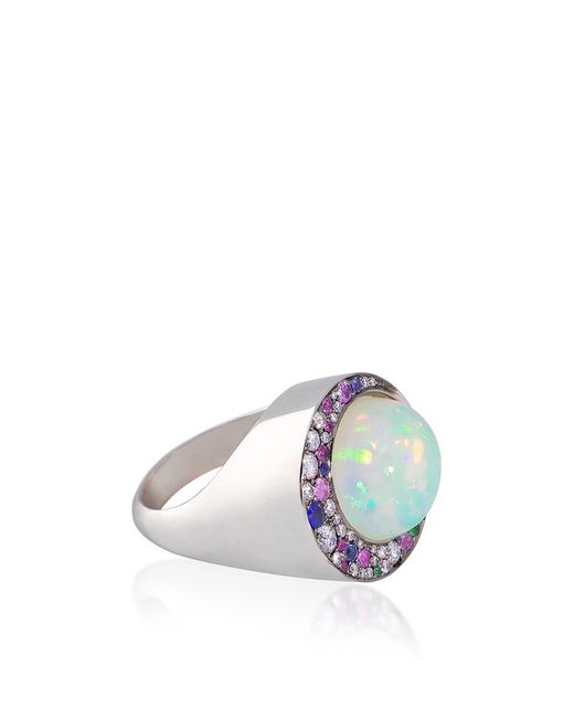Noor Fares Multicolor Eclipse Opal Ring