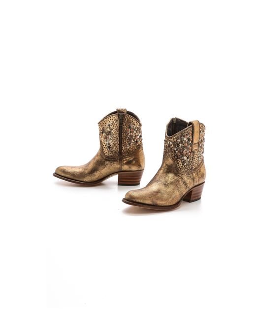 Frye studded cowboy store boots