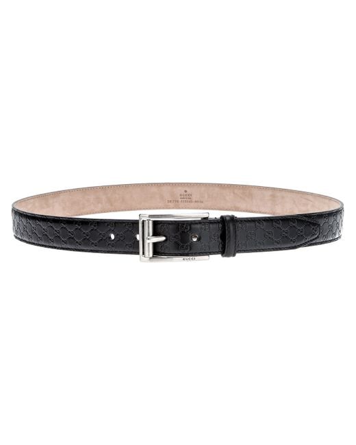 Gucci interlocked deals embossed belt