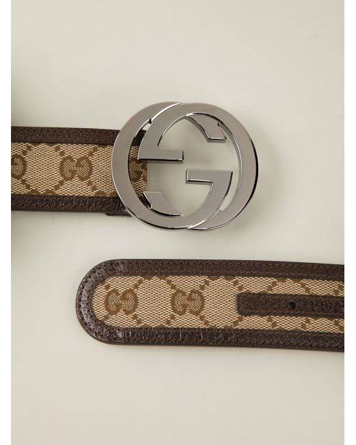 GUCCI monogram leather belt L – Wellington Hunters and Collectors