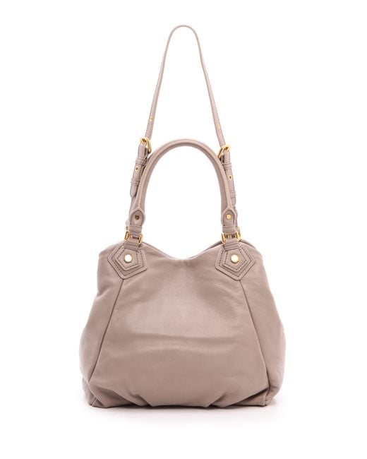 Marc By Marc Jacobs Gray Classic Q Fran Bag - Cement