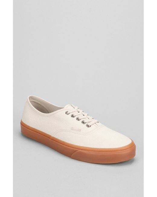 Vans Authentic Gum-Sole Sneaker in Nude (Natural) for Men | Lyst