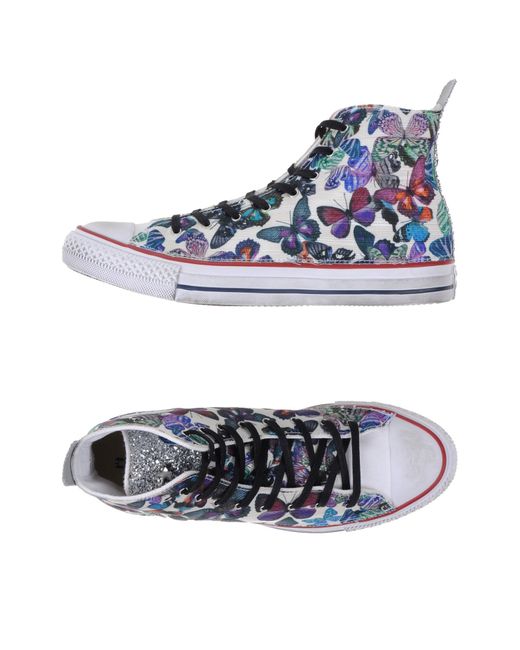 Converse Hightops & Trainers in Blue (Ivory) Lyst
