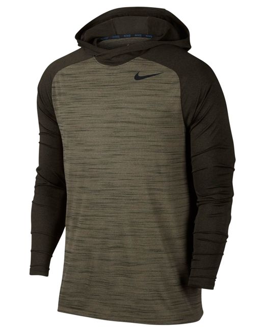 Nike Green Men's Dri-fit Touch Training Hoodie for men