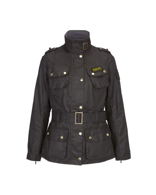 Barbour Black Womens Waxed Jacket