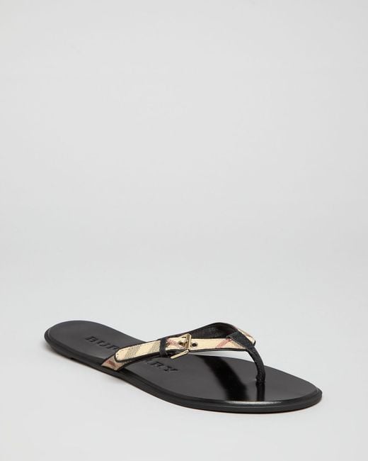 Thong burberry flip flop hot sale