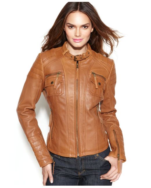 Michael Kors 100 authentic leather jacket  Leather jackets women Jackets  for women Jackets