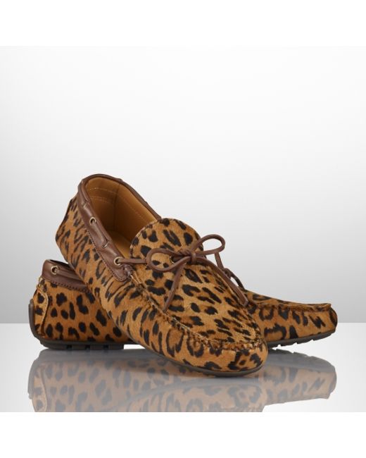 Ralph Lauren Harold Leopard Loafer for Men | Lyst Ralph Lauren Harold Leopard Loafer for Men | Lyst